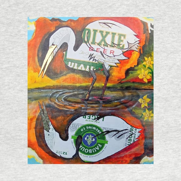 Egret Narcissus, Dixie Brewery to Faubourg Brewery by Gumbo Gallery